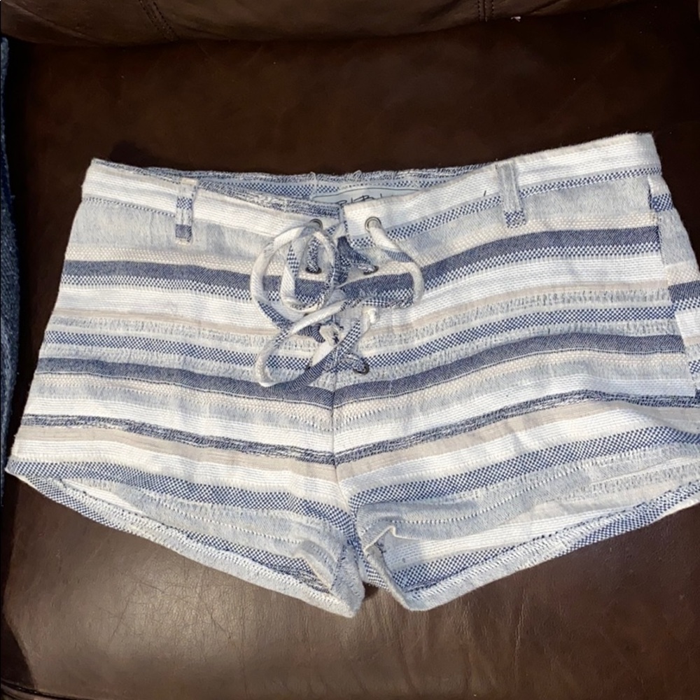free people linen shorts